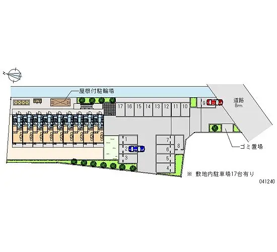 志木市中宗岡　月極駐車場（LP）